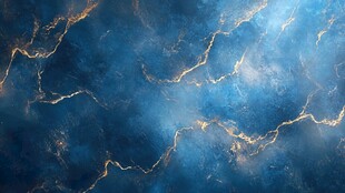 梦幻蓝色闪电纹理背景图