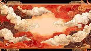 中式云海画卷 大气磅礴