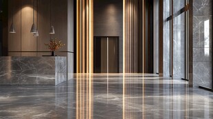 现代奢华酒店大堂空间