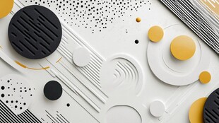 几何元素抽象艺术背景图