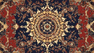 精美传统波斯风格地毯图案