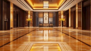 豪华大气的酒店大堂空间