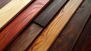 多样实木地板展示