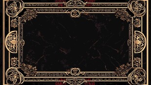 黑金奢华边框背景图案