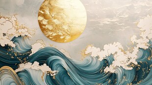 金月耀海 中式浪漫意境