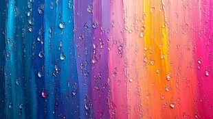 多彩水滴背景纹理图案