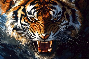 咆哮猛虎 尽显王者霸气