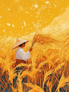 稻田间的农忙身影