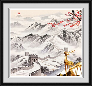 金山岭长城雪景