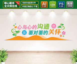 心理室文化墙