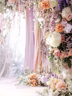 梦幻浪漫婚礼花卉装饰