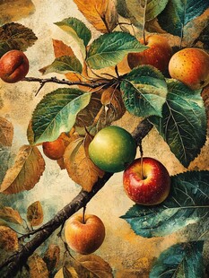 秋日枝头硕果累累