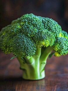 新鲜西兰花特写