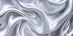 银白丝绸质感纹理画面