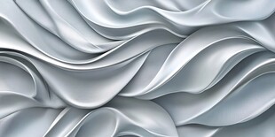 银色波浪纹理抽象背景图