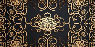 黑金中式古典花纹图案
