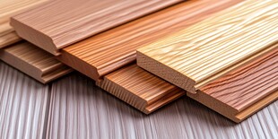 多样木质板材展示