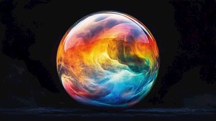 绚丽多彩的梦幻泡泡