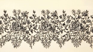 复古花卉蕾丝花边图案