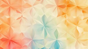 多彩几何折纸风格背景图