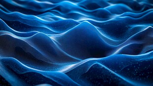 蓝色梦幻波浪纹理背景