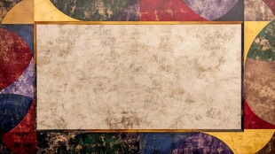 复古几何环绕的纹理面板