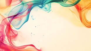 彩色烟雾舞动艺术背景