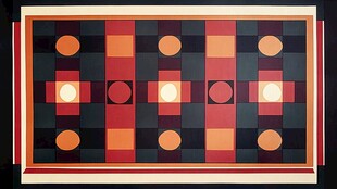 几何图案装饰艺术画作