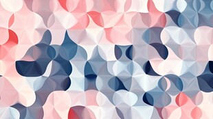 多彩几何抽象图案背景