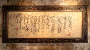 古风书法挂画尽显典雅韵味