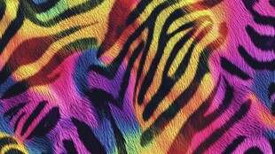 多彩斑马纹图案纹理