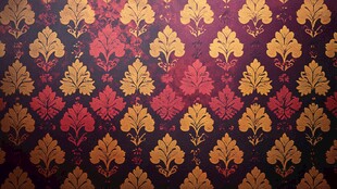 复古奢华花卉纹理壁纸