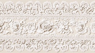 精致白色蕾丝花边图案