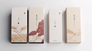 中式风格精美包装盒展示