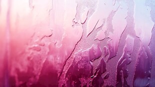 梦幻冰花玻璃纹理特写