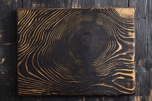 独特纹理的深色木板