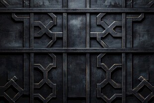 金属质感几何图案背景