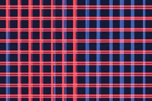 红蓝格子图案背景纹理