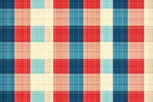 红蓝白格子复古纹理图案