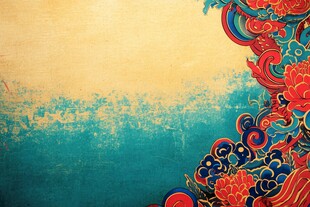 中式复古风传统花纹背景图