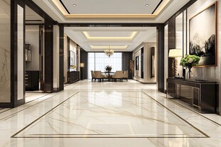 豪华大气的现代家居过道