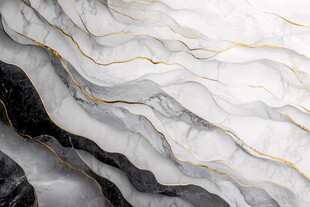 黑白金纹大理石纹理图案