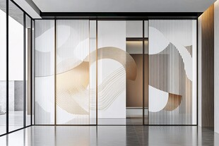 现代简约风格玻璃隔断设计