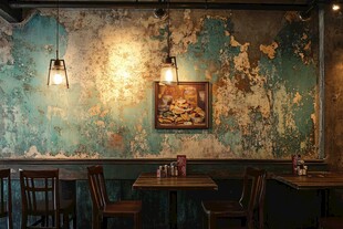 复古风餐厅内景独特格调