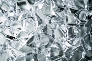 晶莹剔透碎冰纹理背景