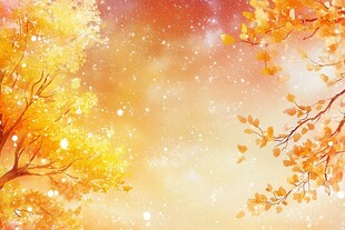 秋日梦幻光影浪漫背景图