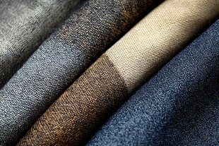 多彩质感面料特写