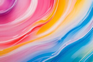 梦幻多彩流体纹理背景图