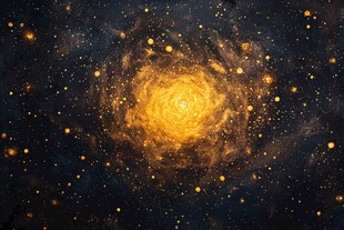 璀璨螺旋星系 宇宙奇观