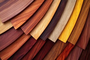 多彩木饰面展示